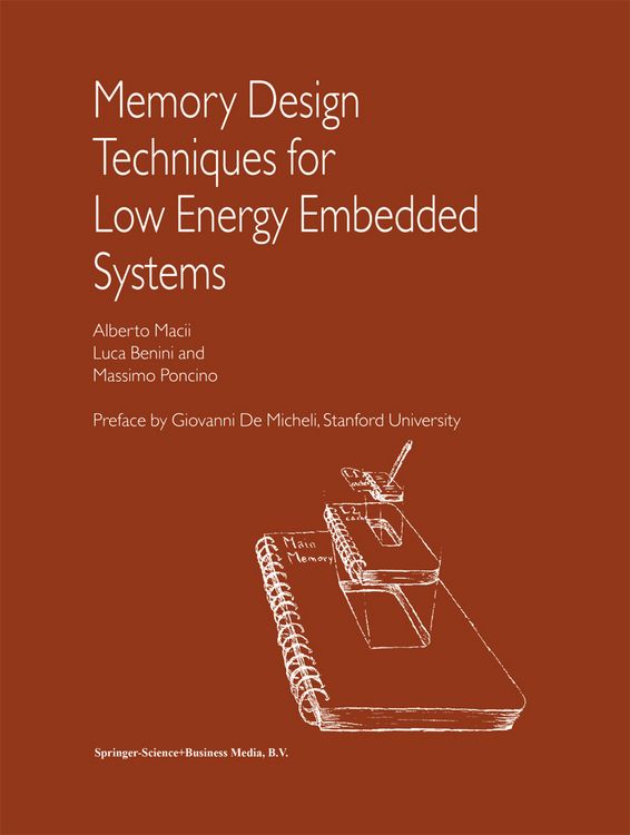 Produktbild: Memory Design Techniques for Low Energy Embedded Systems