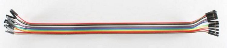 Produktbild: TinkerForge Jumper-Kabel Raspberry Pi&reg;, TinkerForge [12x Drahtbr&uuml;cken-Buchse - 12x Drahtbr&uuml;cken-Buchse] 30.00 cm Bunt