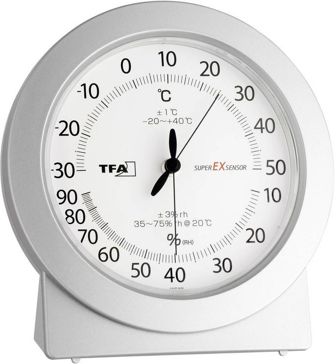 Produktbild: TFA Dostmann Analog Luftfeuchtemessger&auml;t (Hygrometer) 10% rF 99% rF