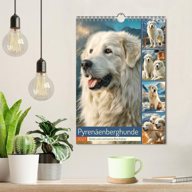 Produktbild: Pyren&auml;enberghunde. Stolze und wachsame Besch&uuml;tzer (Wandkalender 2027 DIN A4 hoch), CALVENDO Monatskalender