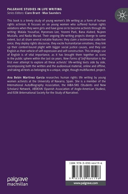 Produktbild: New Forms of Self-Narration