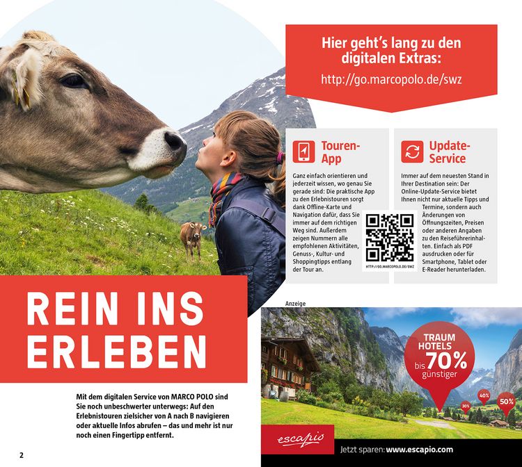 Produktbild: MARCO POLO Reisef&uuml;hrer Schweiz