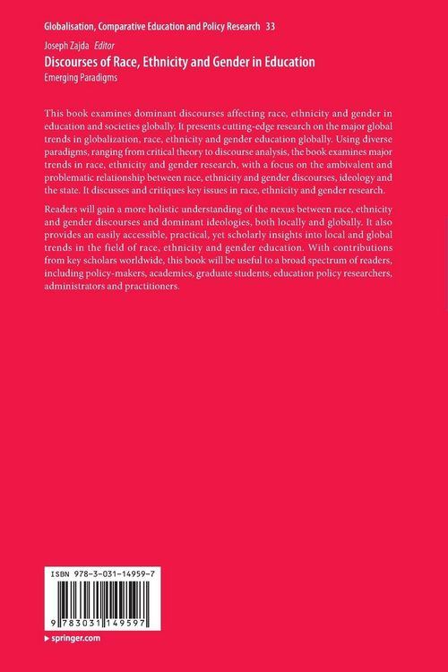 Produktbild: Discourses of Race, Ethnicity and Gender in Education
