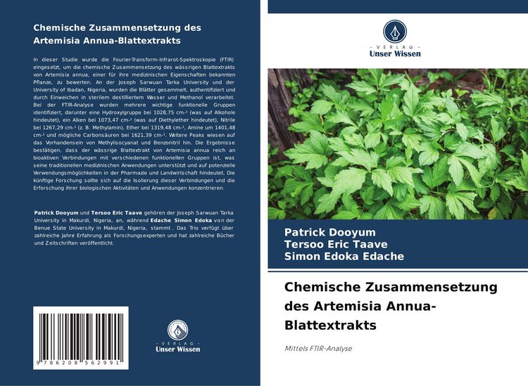 Produktbild: Chemische Zusammensetzung des Artemisia Annua-Blattextrakts