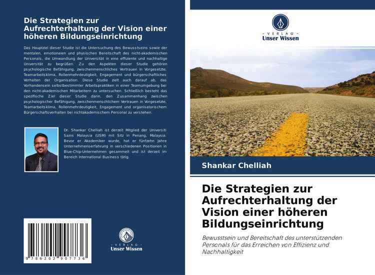 Produktbild: Die Strategien zur Aufrechterhaltung der Vision einer h&ouml;heren Bildungseinrichtung