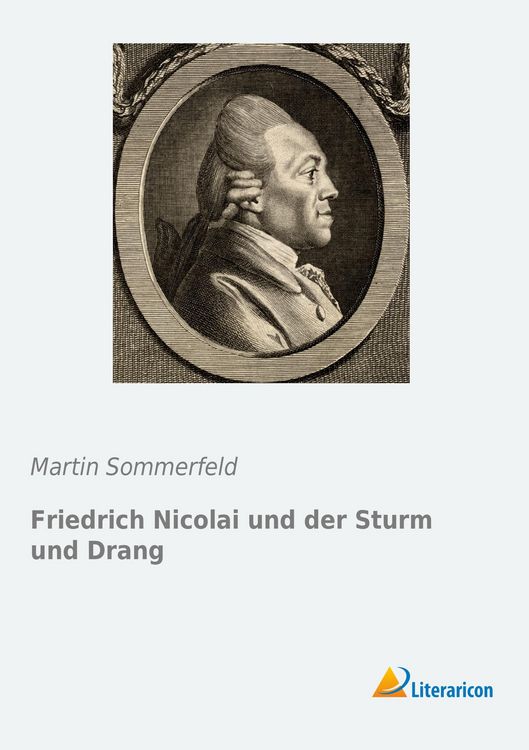 Produktbild: Friedrich Nicolai und der Sturm und Drang