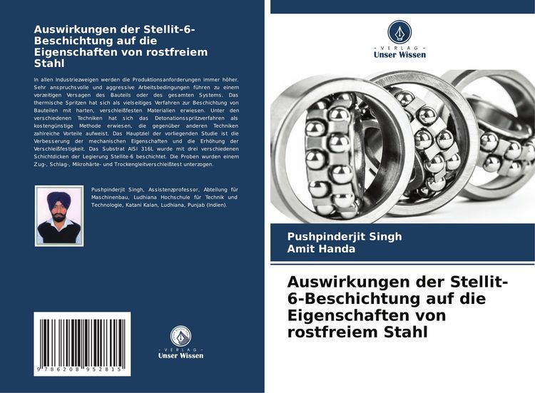 Produktbild: Auswirkungen der Stellit-6-Beschichtung auf die Eigenschaften von rostfreiem Stahl