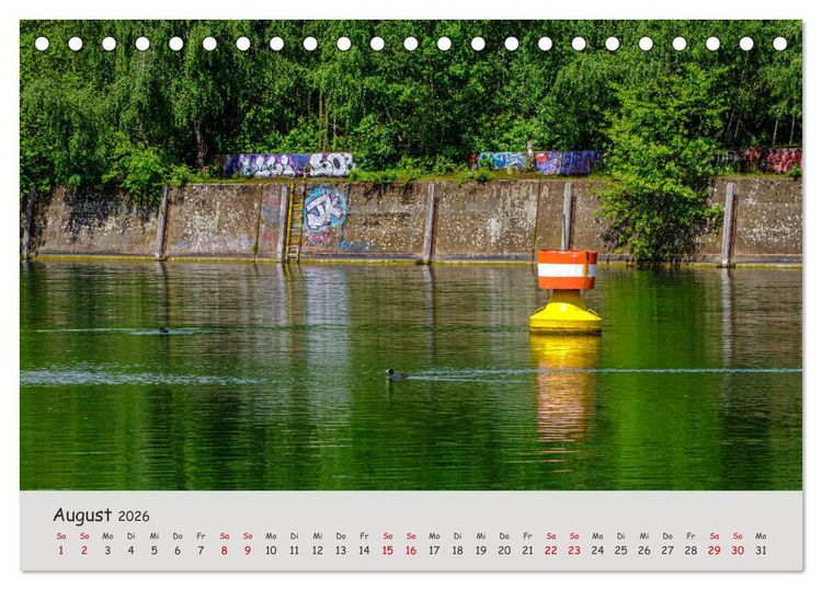 Produktbild: Herne: Stadt an Emscher und Kanal (Tischkalender 2026 DIN A5 quer), CALVENDO Monatskalender
