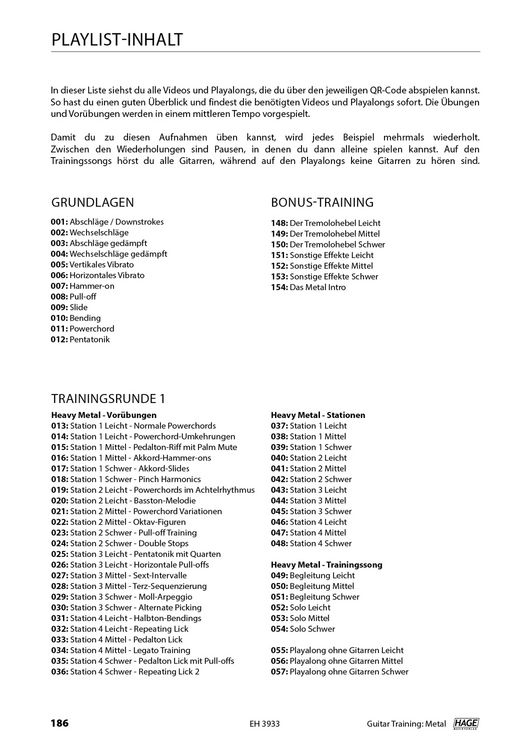 Produktbild: Guitar Training Metal (mit QR-Codes)