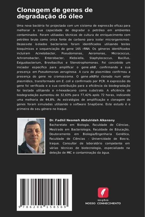 Produktbild: Clonagem de genes de degrada&ccedil;&atilde;o do &oacute;leo