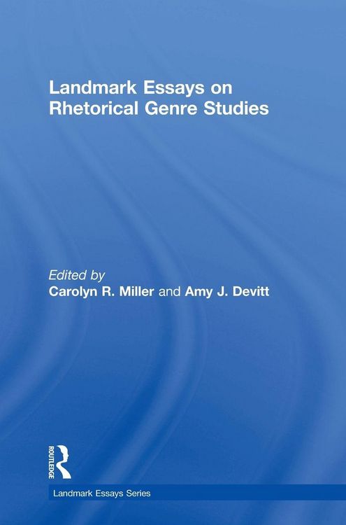 Produktbild: Landmark Essays on Rhetorical Genre Studies