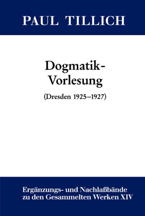 Produktbild: Dogmatik-Vorlesung