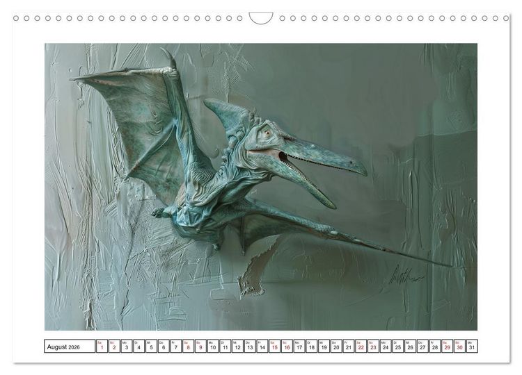 Produktbild: Wesen aus der Urzeit (Wandkalender 2026 DIN A3 quer), CALVENDO Monatskalender