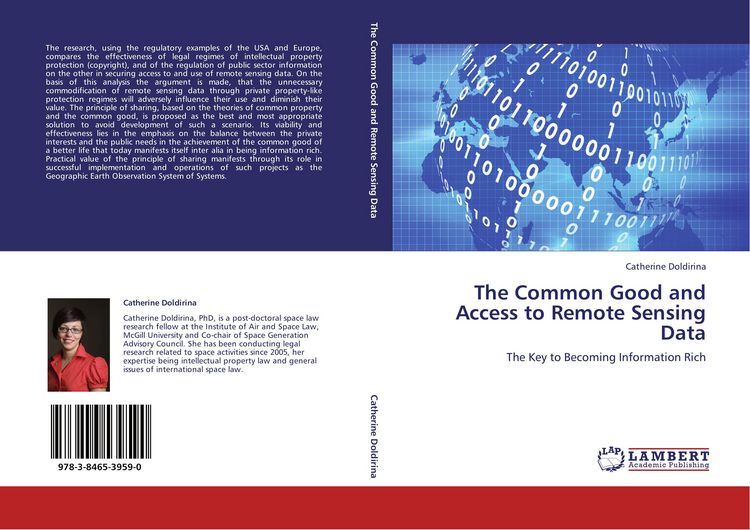 Produktbild: The Common Good and Access to Remote Sensing Data