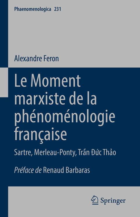 Produktbild: Le Moment marxiste de la ph&eacute;nom&eacute;nologie fran&ccedil;aise