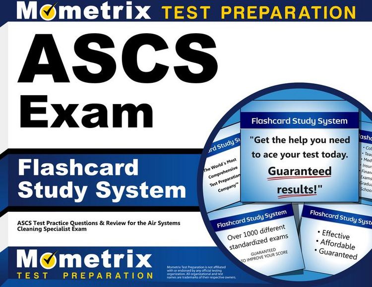 Produktbild: Ascs Exam Flashcard Study System