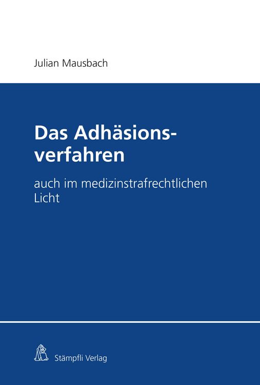 Produktbild: Das Adh&auml;sionsverfahren