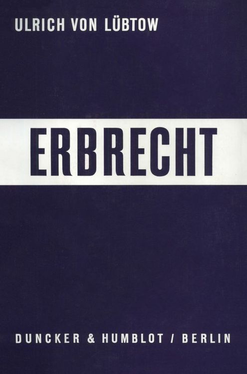 Produktbild: Erbrecht.