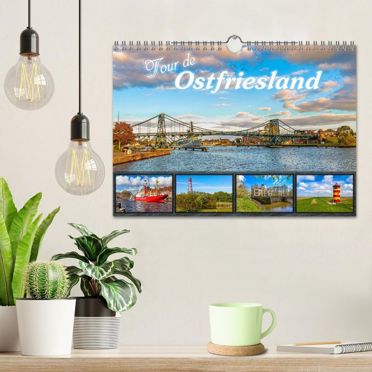 Produktbild: Tour de Ostfriesland (Wandkalender 2026 DIN A4 quer), CALVENDO Monatskalender