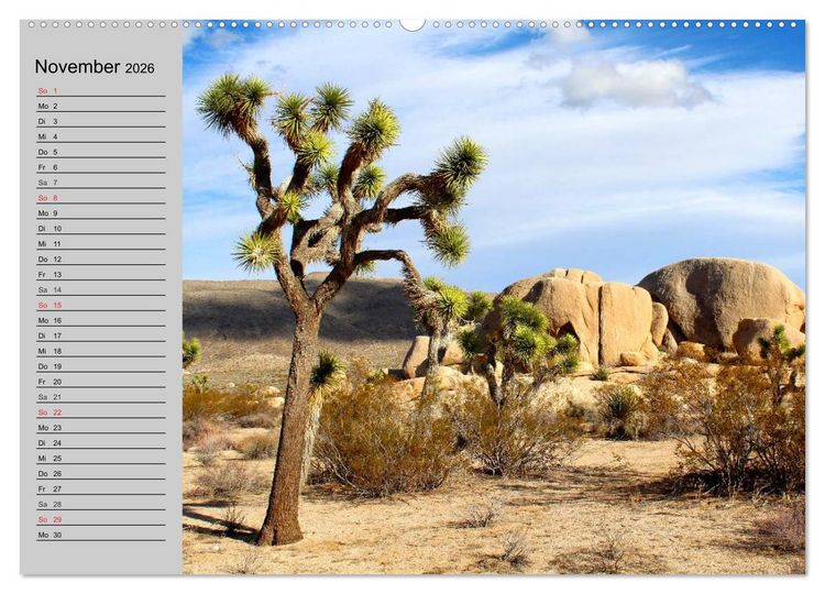 Produktbild: Kalifornien. Die goldene Westk&uuml;ste (Wandkalender 2026 DIN A2 quer), CALVENDO Monatskalender