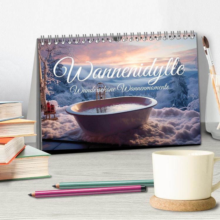 Produktbild: Wannenidylle (Tischkalender 2026 DIN A5 quer), CALVENDO Monatskalender