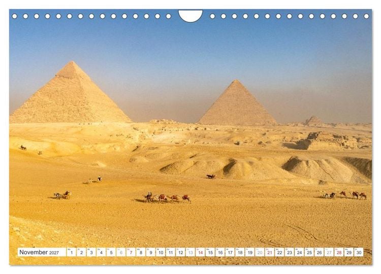 Produktbild: &Auml;gypten - Kairo + Gizeh (Wandkalender 2027 DIN A4 quer), CALVENDO Monatskalender
