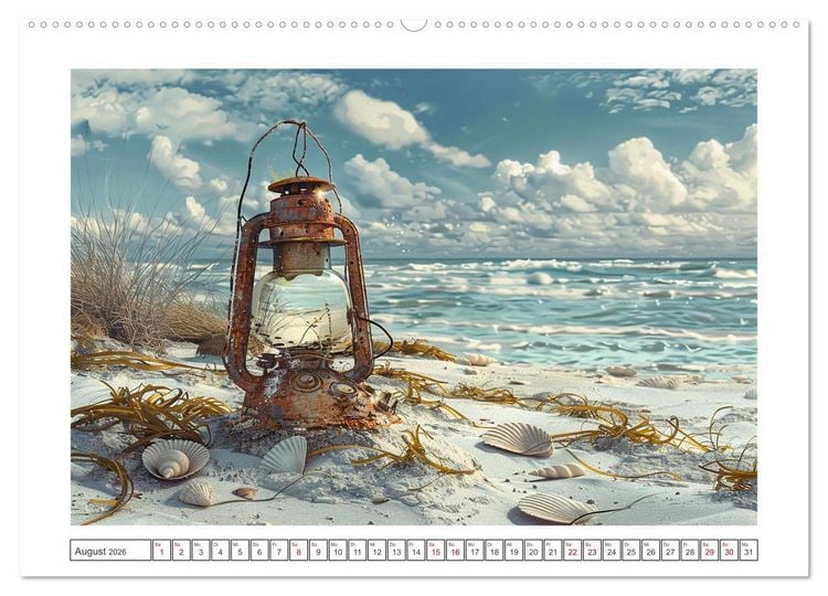 Produktbild: Strandgut (Wandkalender 2026 DIN A2 quer), CALVENDO Monatskalender