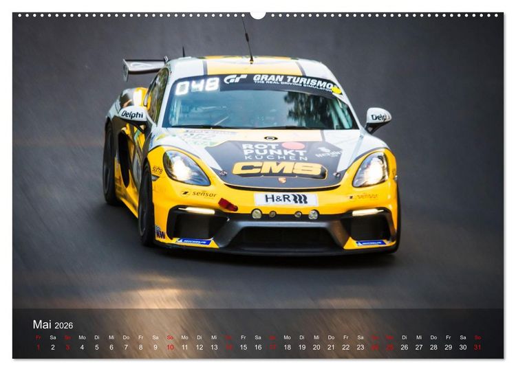 Produktbild: Motorsportkunst aus Weissach (hochwertiger Premium Wandkalender 2026 DIN A2 quer), Kunstdruck in Hochglanz