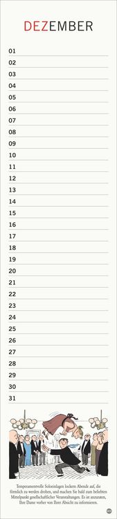 Produktbild: Loriot Geburtstagskalender Langplaner