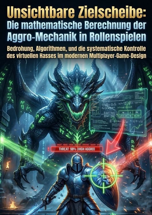 Produktbild: Unsichtbare Zielscheibe: Die mathematische Berechnung der Aggro-Mechanik in Rollenspielen