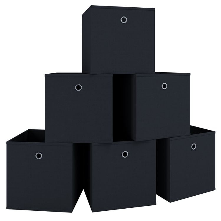 Produktbild: 6er Set Faltbox Klappbox Aufbewahrungsbox Boxas