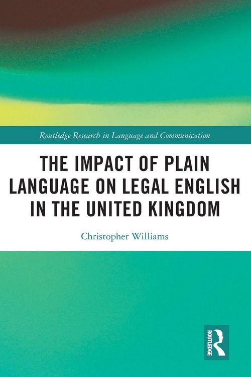Produktbild: The Impact of Plain Language on Legal English in the United Kingdom