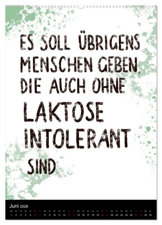 Produktbild: Und bei dir so ...? Witzige Spr&uuml;che gegen die T&uuml;cken des Alltags (hochwertiger Premium Wandkalender 2026 DIN A2 hoch), Kunstdruck in Hochglanz