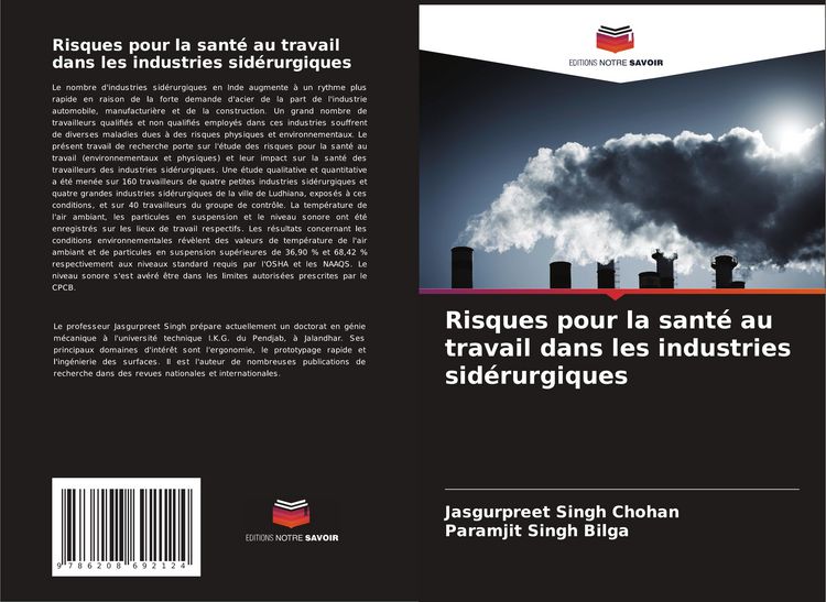 Produktbild: Risques pour la sant&eacute; au travail dans les industries sid&eacute;rurgiques
