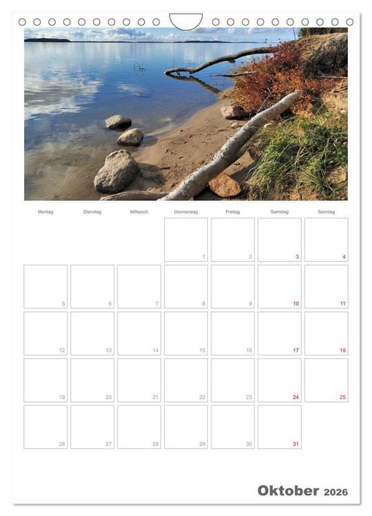Produktbild: Insel R&uuml;gen / Planer (Wandkalender 2026 DIN A4 hoch), CALVENDO Monatskalender