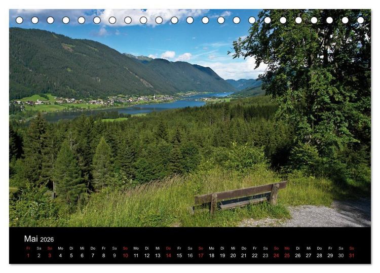 Produktbild: Seen im Gebirge (Tischkalender 2026 DIN A5 quer), CALVENDO Monatskalender