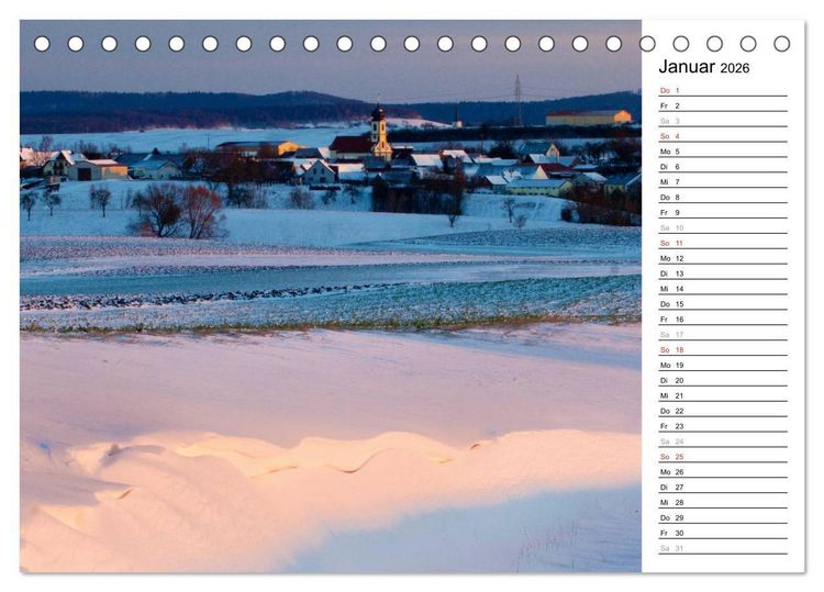 Produktbild: DER STEIGERWALD - Impressionen einer Landschaft (Tischkalender 2026 DIN A5 quer), CALVENDO Monatskalender