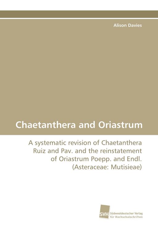 Produktbild: Chaetanthera and Oriastrum