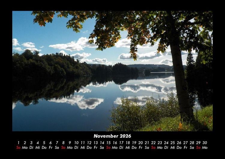 Produktbild: Die Seen der Erde 2026 Fotokalender DIN A3