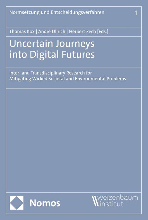 Produktbild: Uncertain Journeys into Digital Futures