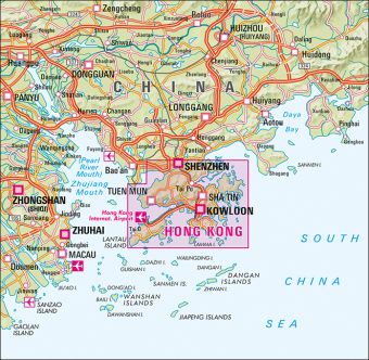 Produktbild: Nelles Map Landkarte Hong Kong