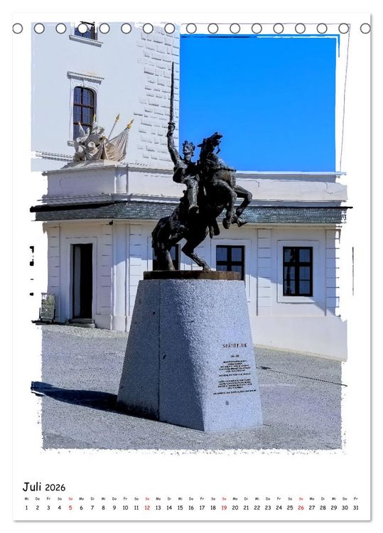 Produktbild: Ein Tag in Bratislava (Tischkalender 2026 DIN A5 hoch), CALVENDO Monatskalender