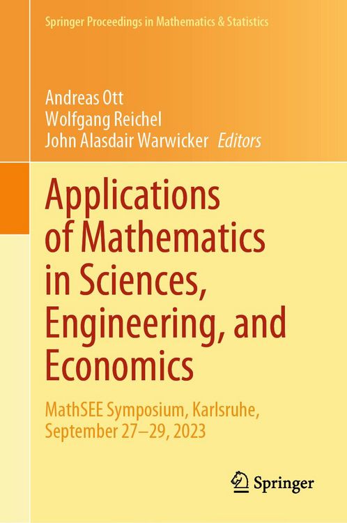 Produktbild: Applications of Mathematics in Sciences, Engineering, and Economics