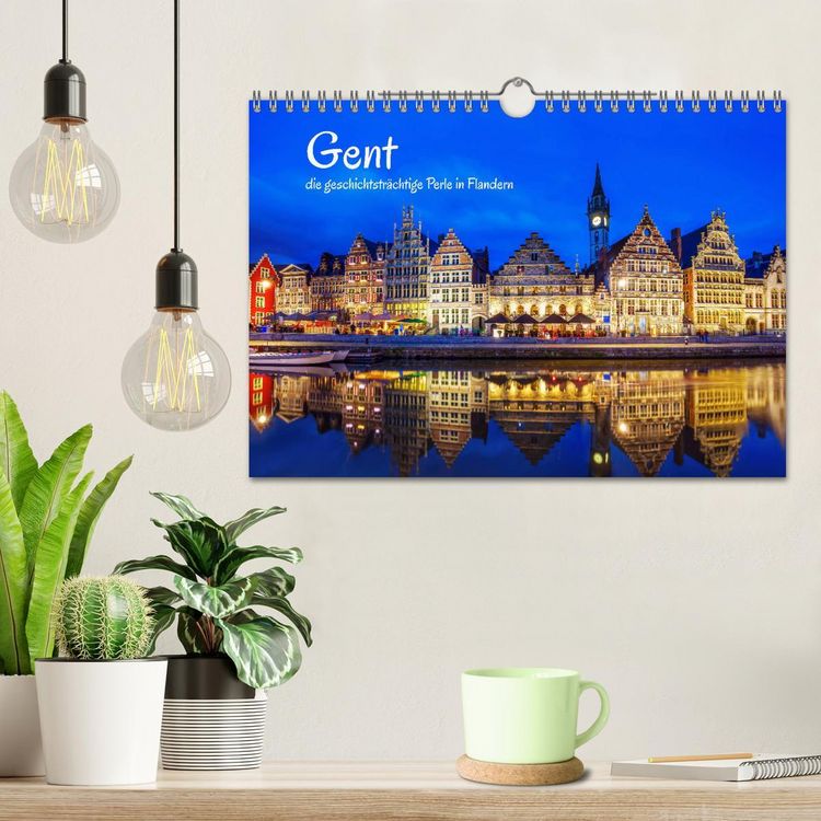 Produktbild: Gent - die geschichtstr&auml;chtige Perle in Flandern (Wandkalender 2026 DIN A4 quer), CALVENDO Monatskalender