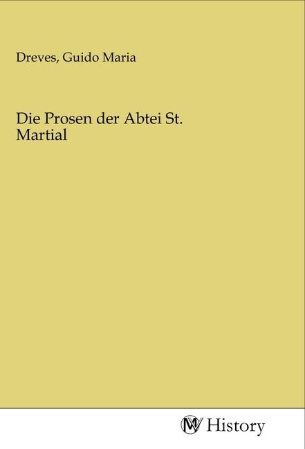 Produktbild: Die Prosen der Abtei St. Martial