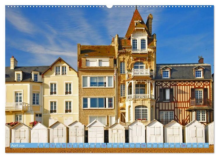 Produktbild: Quer durch die Normandie (Wandkalender 2026 DIN A2 quer), CALVENDO Monatskalender