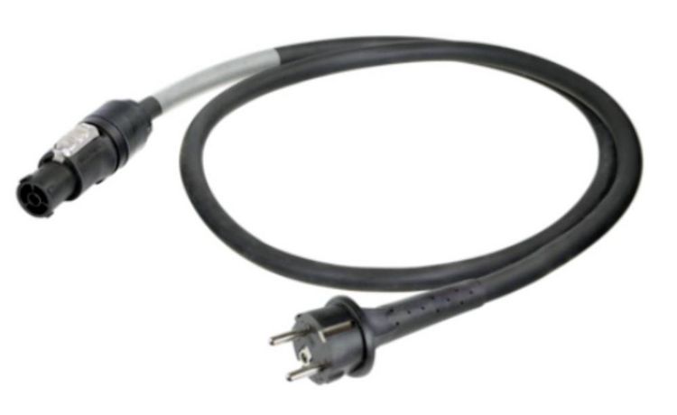 Produktbild: Neutrik 1027576 Strom Anschlusskabel Schwarz 1.50m