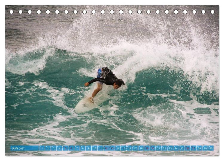 Produktbild: Hawaii&acute;s Surfer (Tischkalender 2027 DIN A5 quer), CALVENDO Monatskalender