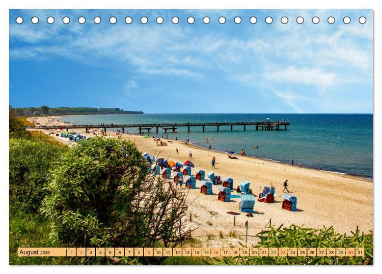 Produktbild: Impressionen Ostseebad Rerik (Tischkalender 2026 DIN A5 quer), CALVENDO Monatskalender