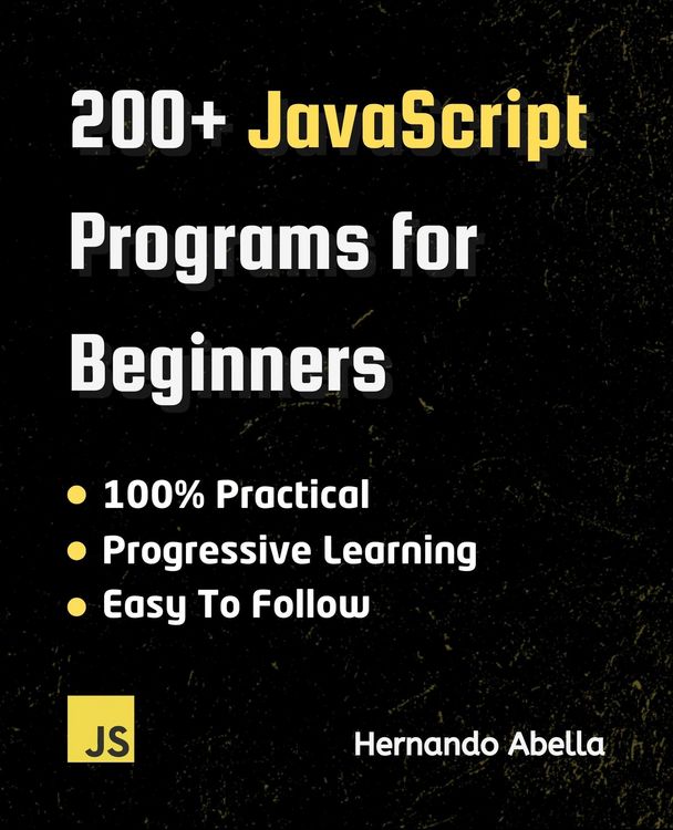 Produktbild: 200+ JavaScript Programs for Beginners